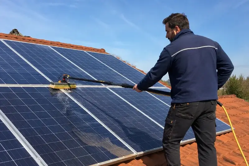 Nettoyage et entretien de panneaux solaires à Cavalaire-sur-Mer